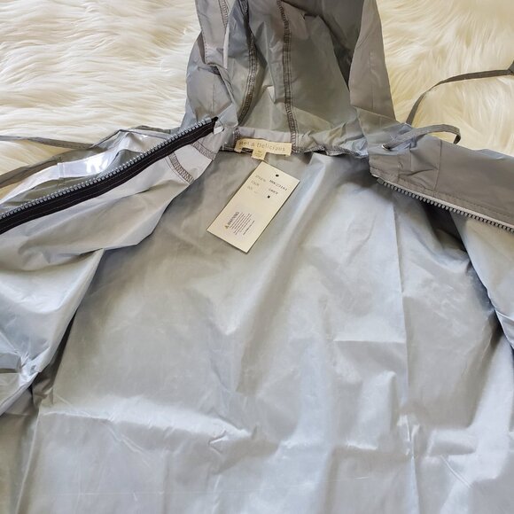 Hot & Delicious Women's Gray Reflective Hooded Tracksuit SZ M - Picture 10 of 14